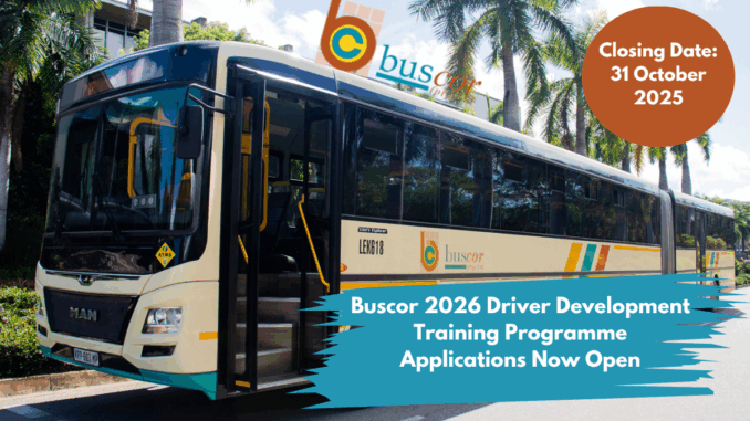 Buscor 2026 Driver Development Training Programme